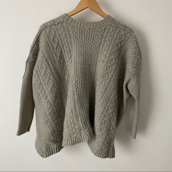 Marc Jacobs | Grey Oversized Knitted Merino Wool Sweater - Picture 9 of 11